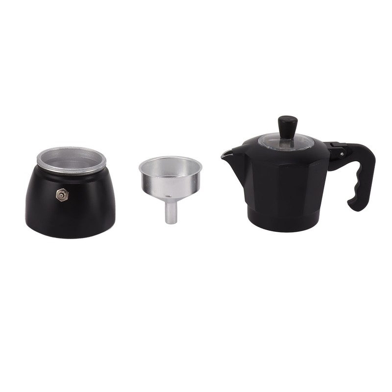 Moka Pot Italian Coffee Maker Easy To Operate Aluminum Coffee