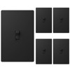 ELEGRP 3 Way Glossy Toggle Light Switch with Matte Mid