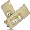 Left Driver & Right Passenger Side Sun Visor for Honda