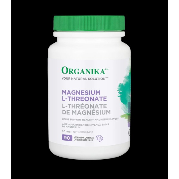 Organika Magnesium L Threonate 90 Vegi Capsules