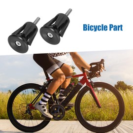 A ABSOPRO Aluminum Alloy Bicycle Bike Handlebar End Plugs Caps Set of 2