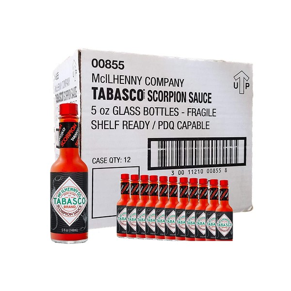 Tabasco Scorpion Hot Sauce 5 Ounce (Case of 12)