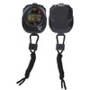Qiilu 2 PCS Sport Timer, Cronógrafo Digital Preciso Handheld Multifunción