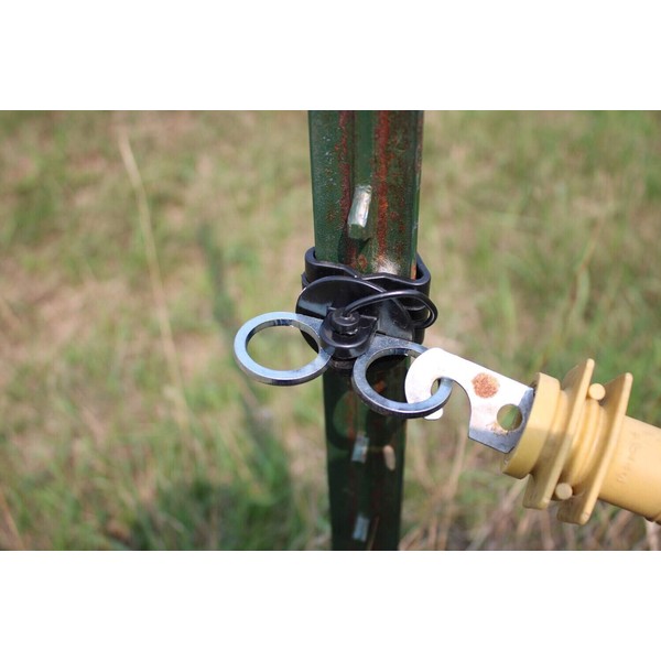 10pc T-Post Or Wood Post Electric Fence Gate Hook Heavy