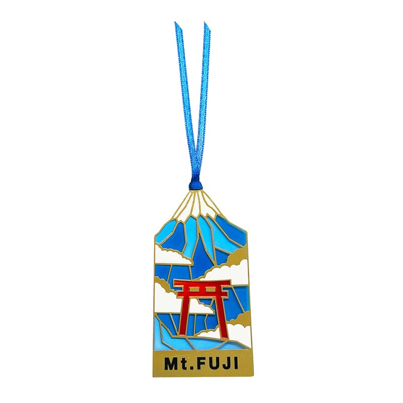 Stained Glass Bookmark, Bookmark, Reading, Bookmark, Clean Book Mark (Mt.FUJI)
