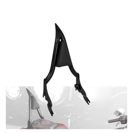 24" Sissy Bar Motorcycle Backrest Passenger Pad Compatible with Harley Touring Road King Street Glide Electra Glide Road Glide FLHR FLHX FLHT FLTR 2009-2025 Black Medium