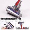 URSMT Upgrade Anti-Tangle Mini Motorized Brush Head Compatible with Dyson