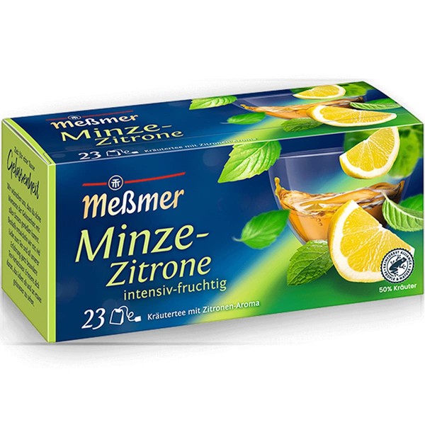 Meßmer Mint Lemon | 23 Tea Bags | Intensive Fresh