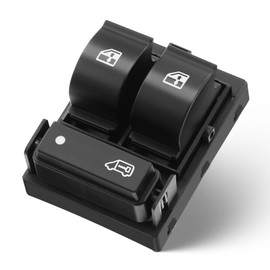 Frankberg Window Regulator Switch, Window Switch, Switching Unit, Front Left, Compatible with Jumper Bus Box 2008-2011, Ducato Bus Box 250, 2006-2024, Boxer Bus Box 2008-2011 Replace# 735487419