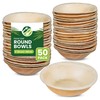 ECO Leaf 50 Disposable Palm Leaf Bowls 3”(9cm) Round Compostable