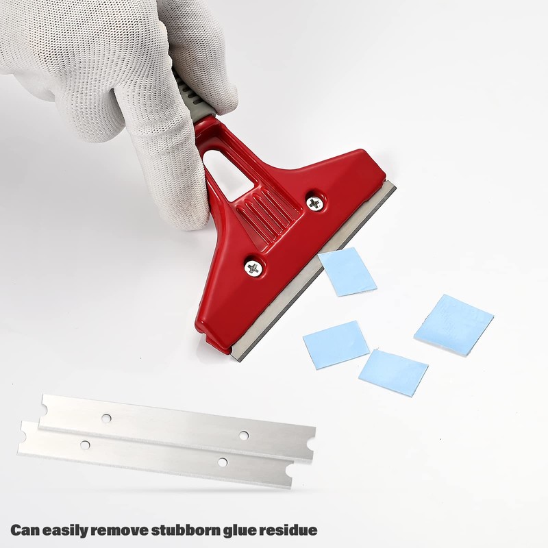 EHDIS 20PCS Replacement Scraper Blades- 4 Inch Scraper Blades, Floor