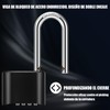 Diyife Gran Resistencia Aleación de Zinc Candado 6,2cm de Largo,