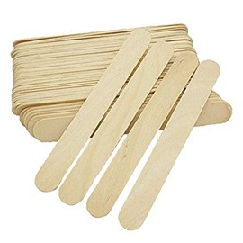TNBL 50 Pcs Large Disposable Wooden Waxing Spatulas Wax Applicator Sticks for Body Hair Removal 6 inches