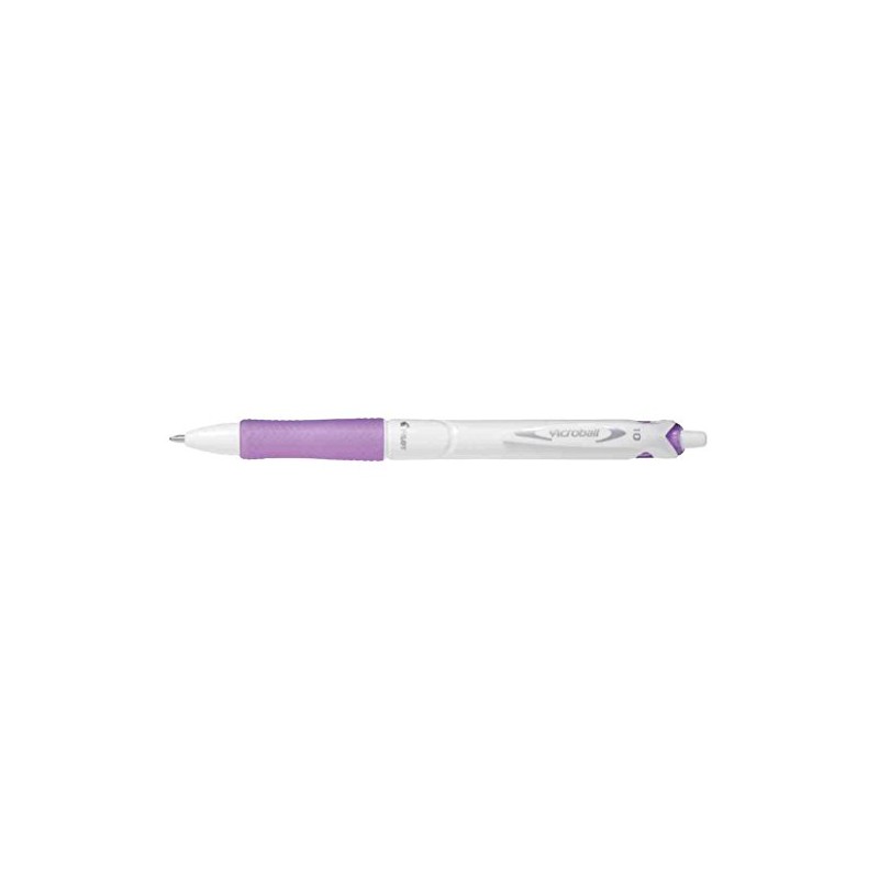 PILOT BAB15M-BG-V Druckkugelschreiber ACROBALL PURE WHITE, violett