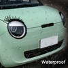 TOMALL 2Pcs Car Headlight Eyelashes Stickers Waterproof Personality Cute Decoration