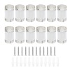 Antrader Clear Standoffs,3/4" x 1" Acrylic Standoff Screws Wall Mount
