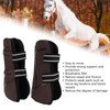 Horse Leg Guard PU Shell Elastic Breathable Protective Horse Boots