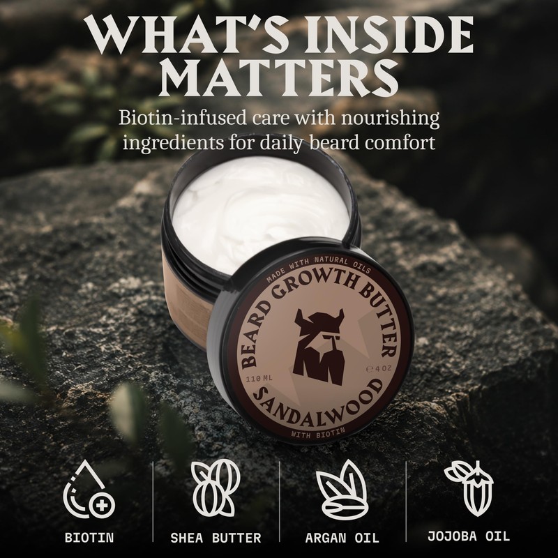 Striking Viking Beard Butter with Biotin for Men – 4
