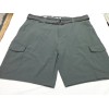 IRON CO. 'Warder' Stretch Tech Cargo Belted Shorts Surf Grey