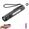 EDC Rechargeable Flashlight, 1400 High Lumens LED Flashlight with Magnetic