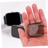 jojofuny Watch TPU Case 2 Pieces Full Coverage Anti-Fingerprint Easy