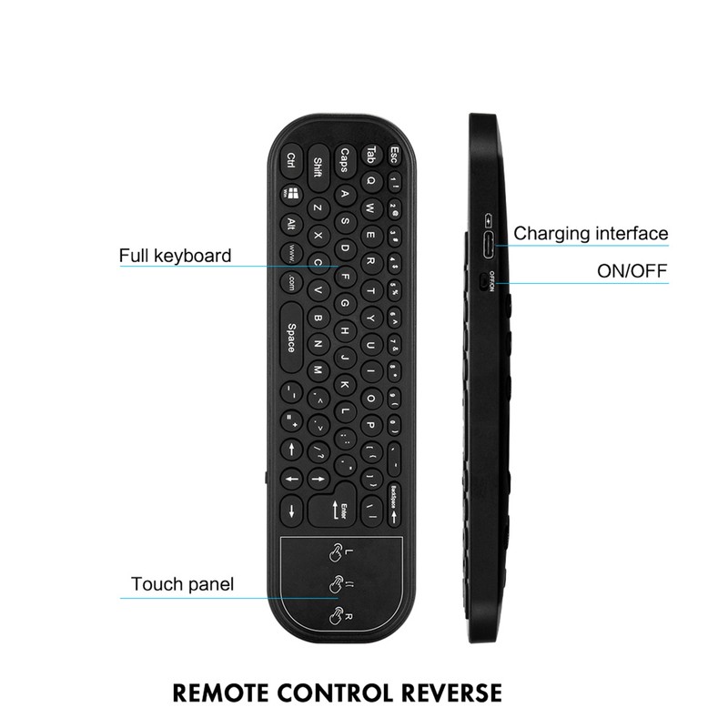G60SPRO BT 2.4G Dual Mode Voice Remote with Keypad 6-Axis