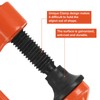 Abuff 1 Inch C-Clamp Set, 12-Pack Iron C Clamp Heavy