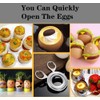 Gourmet Eierköpfer,Eieröffner Egg Topper Cutter,Eierschneider, Profi-Eierteiler, Kitchen Craft Eierköpfer aus