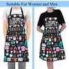 FUSTMW Dentist Apron Dental Gifts You Don't Scare Me I'm