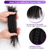 IIFLYDSFA Afro Kinkys Bulk Human Hair 18 Inch 2 Packs