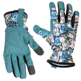 Bastet Garden Gloves, Gardening Gloves, Spiny Prevention, UV Protection, Breathable, Flexible (Lotus)