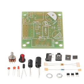 Eujgoov LM386 Audio Amplifier Kit LM386 Super Mini Audio Amplifier Electronic DIY Module Board DC 3~12V 1 x 0.5W-10W Speaker