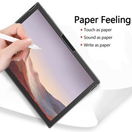 MEGOO [2 pack] Matte Paper Experience Screen Protector For Surface pro 7/Surface Pro 6/5/4 12.3 Inch, Anti-Glare, High Touch Sensitivity, Easy Installation