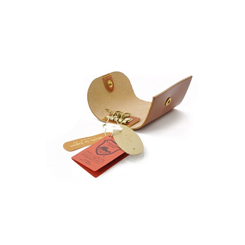 キーケース 革 栃木レザー本革 おしゃれ 4連 キーケース メンズ レディース (ブラウン)