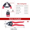 Muzata Upgraded Custom Cable Railing Crimping Tool Hydraulic Crimper Hydraulic