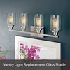 Aspen Creative 28011-61-1 Clear Seeded Glass Shade for Pendant Lights,