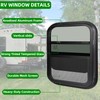NOVINO RV Window for Trailer Camper,Vertical Sliding Replacement RV Window