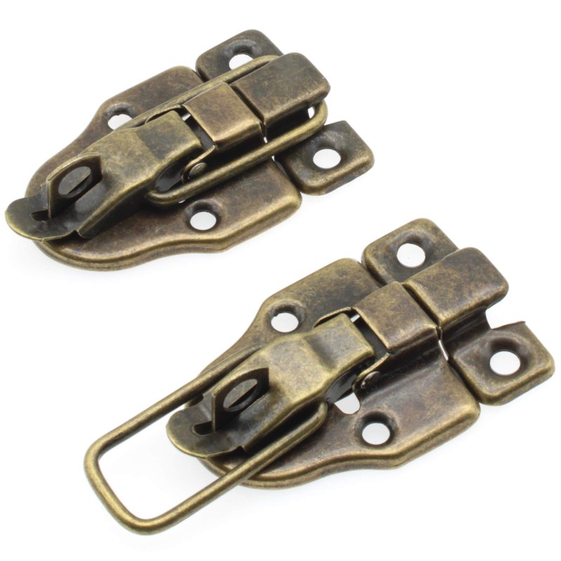 Retro Style Duckbilled Toggle Hasp Latch,LBTODH 2 pcs Antique Toggle