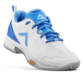 Tyrol Women's Velocity V Pickleball Shoe (Blue Perennial/Summer Song, 7.5)