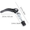 LSHEQYI Seatpost Clamp,2 Pcs Aluminum Alloy Bicycle Quick Release Seat