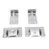 Aramox 1 Pair Removable Table Mount, Marine Stainless Steel Desk
