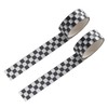 Fade-Resistant Checkerboard Duct Tape - Black and White Plaid Design