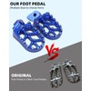 JFG RACING Dirt Bike Foot Pegs,Enamelling CNC Rest Pedal Footpegs