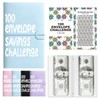 100 Days Money Saving Challenge Coin Envelope Budget Storage Book