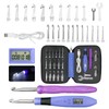 Crochet Hooks Set LED Crochet Hook Set with Counter, 22