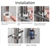 Frafuo Shower Pole Caddy for Shower-6 Size Riser Ring NO