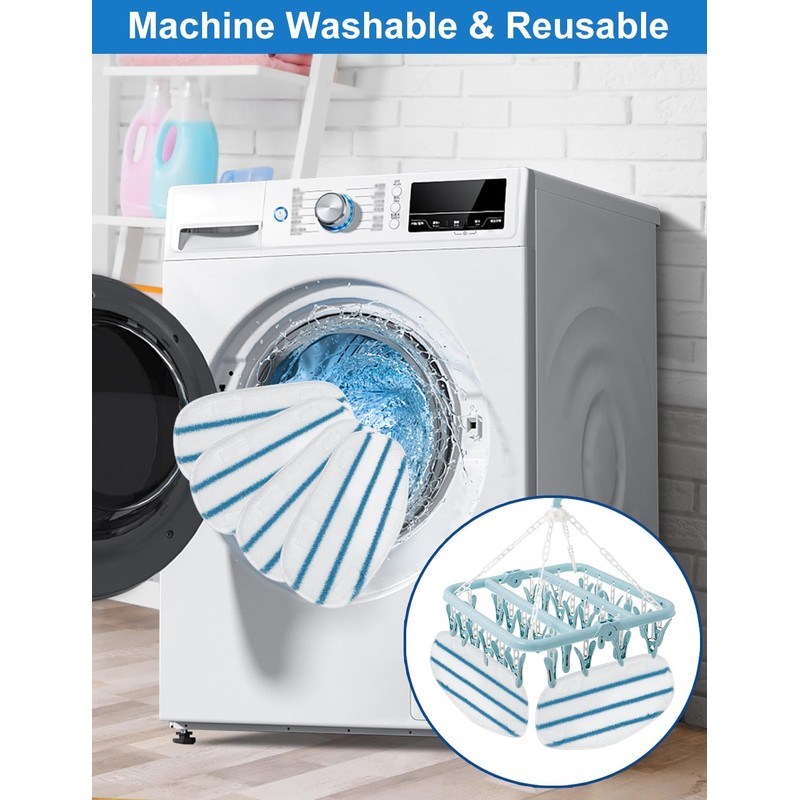 Steam Mop Pads Compatible with PurSteam ThermaPro 10-in-1 and ThermaPro