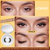 QUEWEL Natural Look Magnetic Eyelashes with Applicator Easy to Use