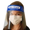 Komonee Face Shield Reusable Plastic Safety Visor Screen Transparent Cover