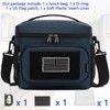 FlowFly Lunch Bag, Insulated Cooler, Thermal Lunch Box Tote with